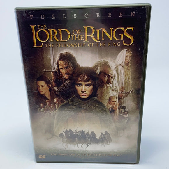 DVD The Lord of the Rings The Fellowship of the Ring Fullscreen