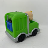 Cocomelon Green Garbage Truck Car Kids Baby Toddler Toy w/ Mini JJ Boy