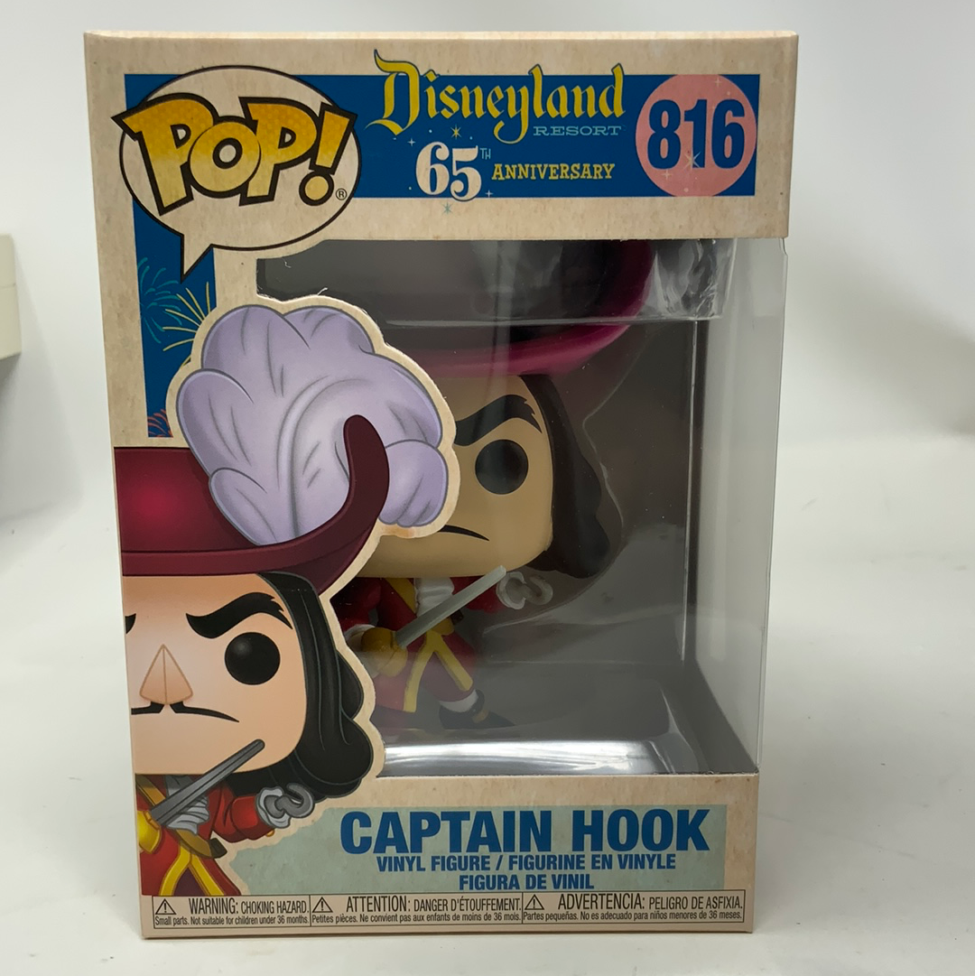 Funko Pop Disneyland 65th Anniversary Captain Hook #816