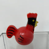 Vintage FISHER PRICE Little People FARM Animal RED ROOSTER Hong Kong