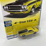 1970 Dodge Challenger T/A Banana Yellow Auto World Die-cast 1:64