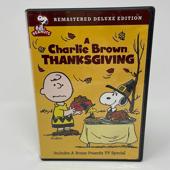 DVD Peanuts A Charlie Brown Thanksgiving Remastered Deluxe Edition