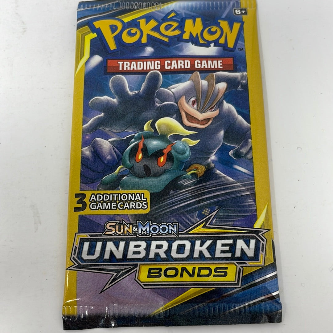 Pokemon Sun & Moon Unbroken Bonds Machamp Marshadow ArtWork 3-card pac –  shophobbymall