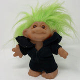 1986 Dam Troll Doll Norftisha with Green Hair