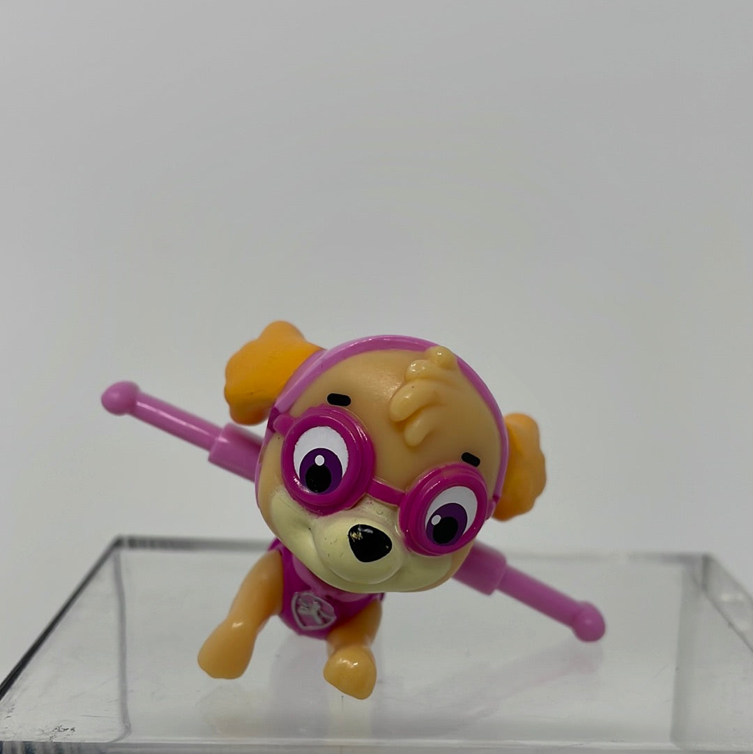 Paw Patrol SKYE Stella sky pink dog figure w/ wing jet pack in