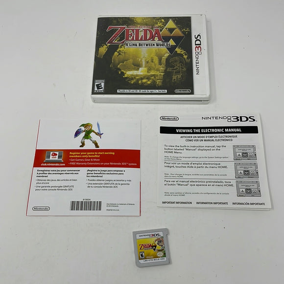 3DS The Legend Of Zelda: A Link Between Worlds CIB