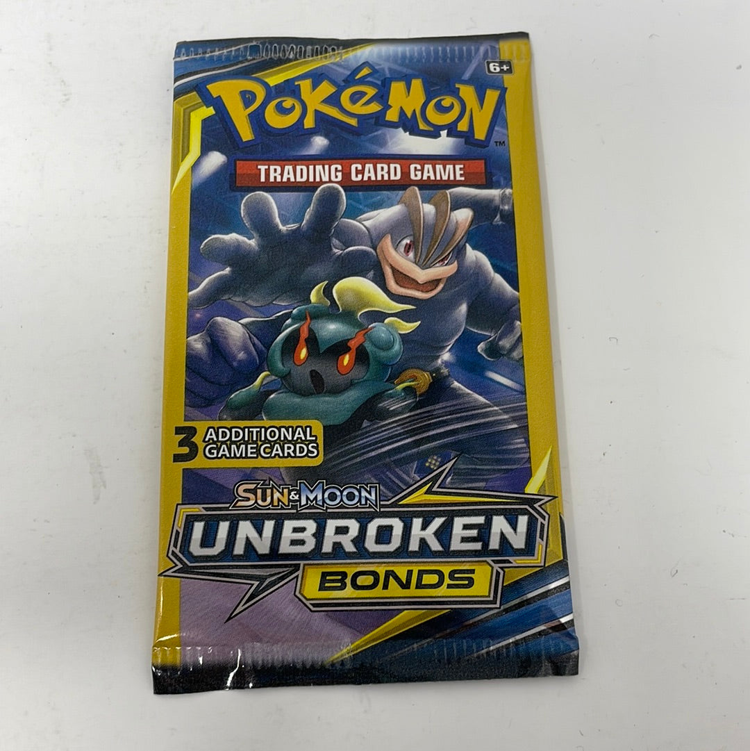 Pokemon Sun & Moon Unbroken Bonds Machamp Marshadow ArtWork 3-card pac –  shophobbymall