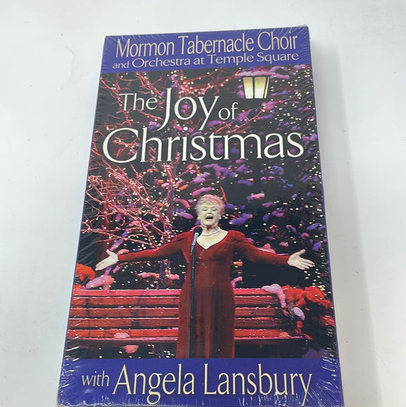 VHS Mormon Tabernacle Choir And Orchestra At Temple Square The Joy of Christmas With Angela Lansbury Sealed