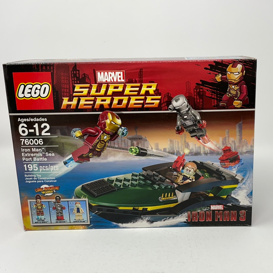 sprogfærdighed skade tidligere Lego 76006 Marvel Iron Man 3 Iron Man Extremis Sea Port Battle –  shophobbymall