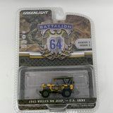 Greenlight Collectibles Series 1 1:64 Battalion 64 1943 Willys MB Jeep U.S. Army
