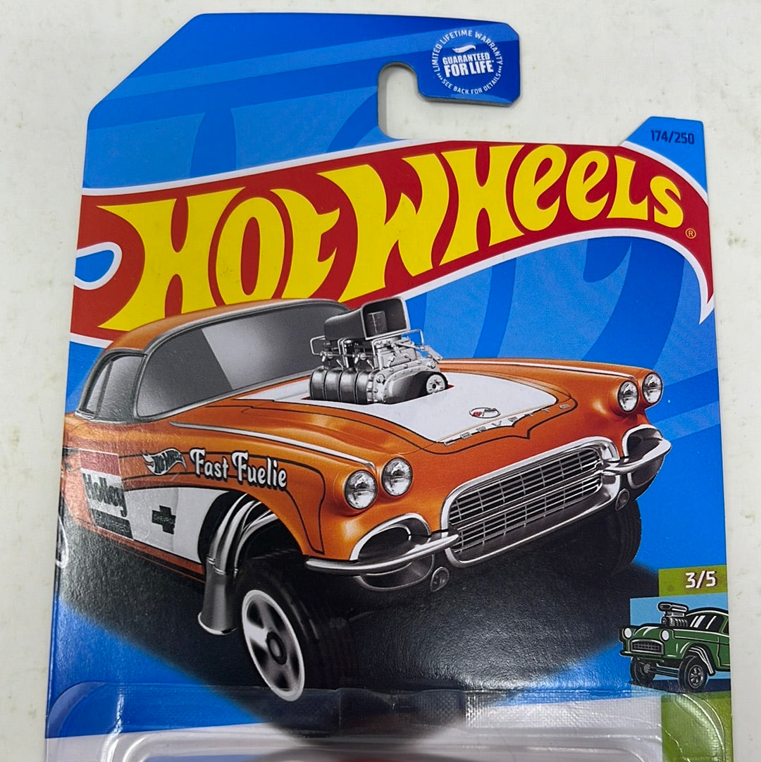 2023 Hot Wheels 62 Corvette Gasser 1:64 Orange Variant –, 03/26/2024