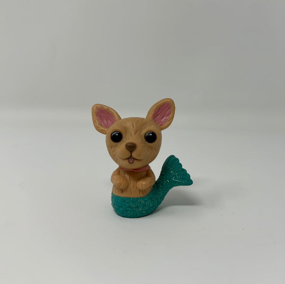 PVC Figure / Cake Topper Figure chihuahua Mermaid Puppy Dog - UNIQUE RARE