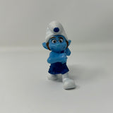 2011 Gutsy Smurf kilt McDonald's happy meal toy figure