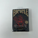 Bicycle -Hidden- Poker Sized Playing Cards Made in USA  - Brand New & Sealed