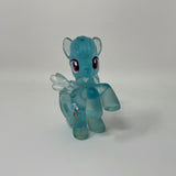 My Little Pony Hasbro MLP Mini Pony Figure Clear Blue Rainbow Dash