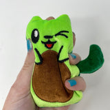 Sand Filled Fidget Toy Avocado Cat