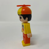 Ryan's World Ryan Figure Beanie Cap Propeller Orange Yellow Outfit 3 Inches Tall