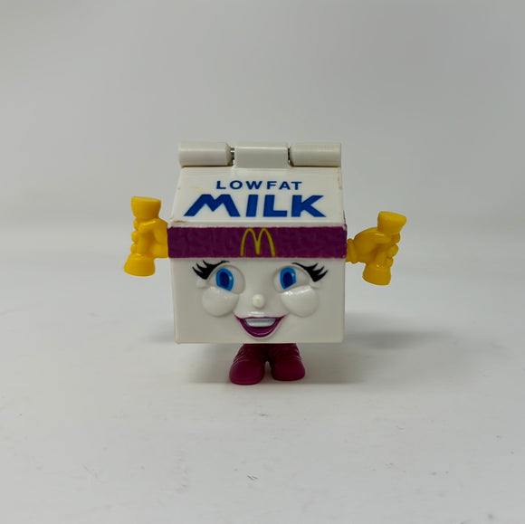 Vintage McDonalds Happy Meal Toy 1993 Changeables Low-fat Milk Carton