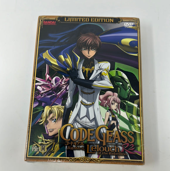 DVD Bandai Entertainment Code Geass Lelouch Of The Rebellion R2 Part II Limited Edition Sealed