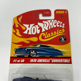 Hot Wheels Classics Series 2 1970 Chevelle Convertible Dark Blue