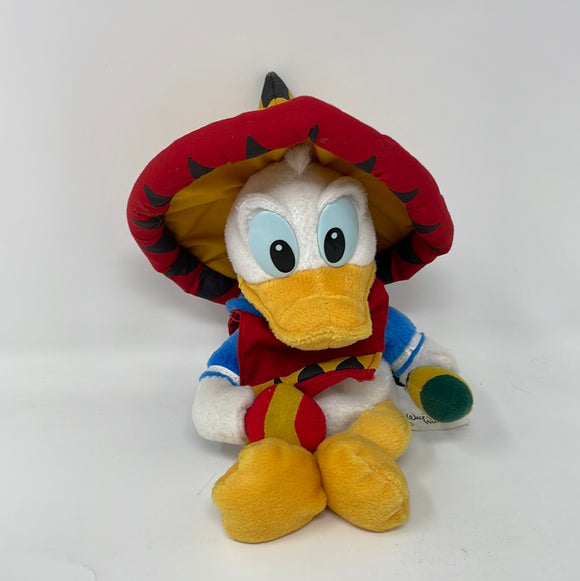 Walt Disney World Mexican Donald Duck Sombrero & Maracas Bean 9