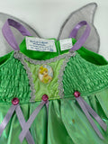 Build A Bear Workshop Disney Green Tinkerbell Fairy Costume Dress with Wings & Wand Outfit