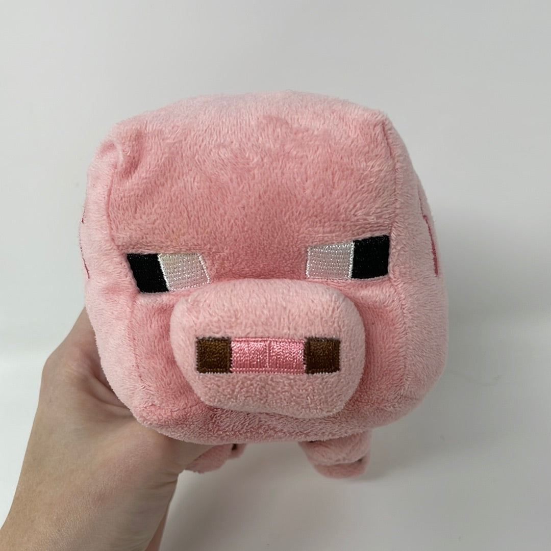 Minecraft Pig Pink Plush 7” Official Plushie Mojang AUTHENTIC 2014