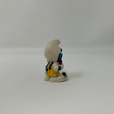 Vintage 1978 Peyo Schleich Clown Smurf Figure PVC Hong Kong W Berrie Co Figurine