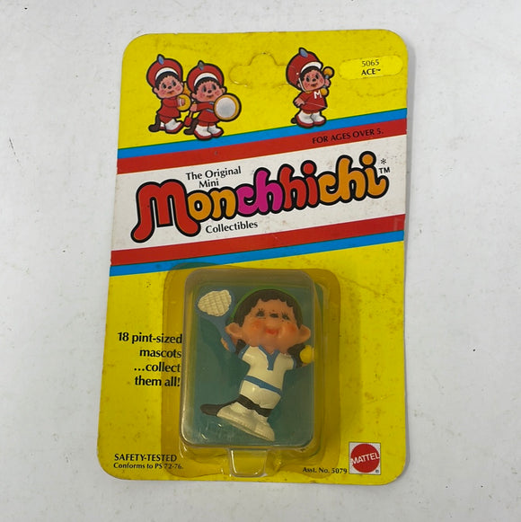 Mattel 1979 Monchhichi Figure Tennis Player “Ace” Sekiguchi (New)