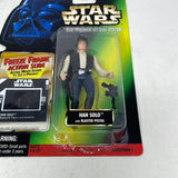 Kenner Star Wars Power of the Force Han Solo Blaster Pistol Action Figure 1997