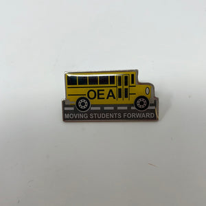 OEA Bus Moving Students Forward Enamel Pin