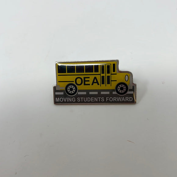 OEA Bus Moving Students Forward Enamel Pin