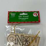 Holiday Style Crafts DIY Wood Ornaments Brand New