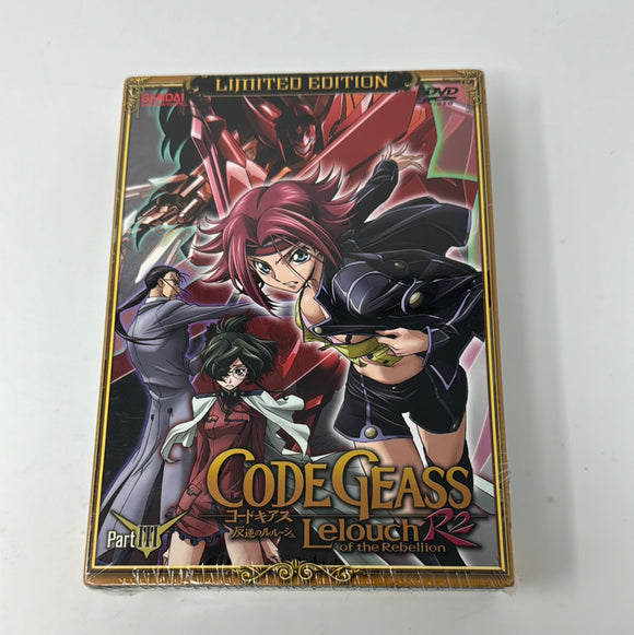 DVD Bandai Entertainment Code Geass Lelouch Of The Rebellion R2 Part III Limited Edition Sealed