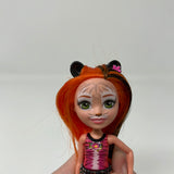 Enchantimals Tanzie Tiger Doll 6” Orange Black Hair