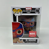 Funko Pop! Marvel Lucha Libre Edition El Aracno Marvel Collector Corps Exclusive 706