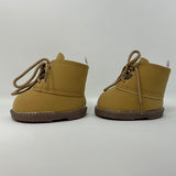 Build a Bear Workshop Hiking Boots BABW Tan Shoes Lace Up