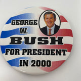 Vintage George W Bush For President In 2000 Pin
