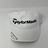 TaylorMade Golf Hat/Cap White w/Black embroidered Logo - BNWT-One Size Fits All