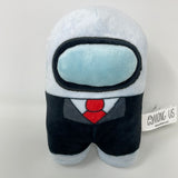 Toikido Among Us White Black Suit Red Tie Crewmate 6" Official Plush