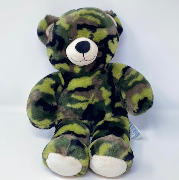 Build a Bear Camo Bear Green Camouflage Military Army 17