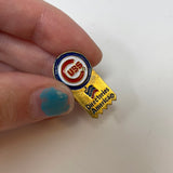Chicago Cubs Logo Sponsored by Directories America Lapel Pin