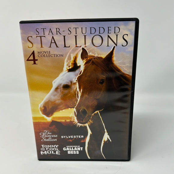 DVD Star-Studded Stallions 4 Movie Collection The Princess Stallion, Sylvester, Tommy and The Cool Mule & Adventures Of Gallant Bess