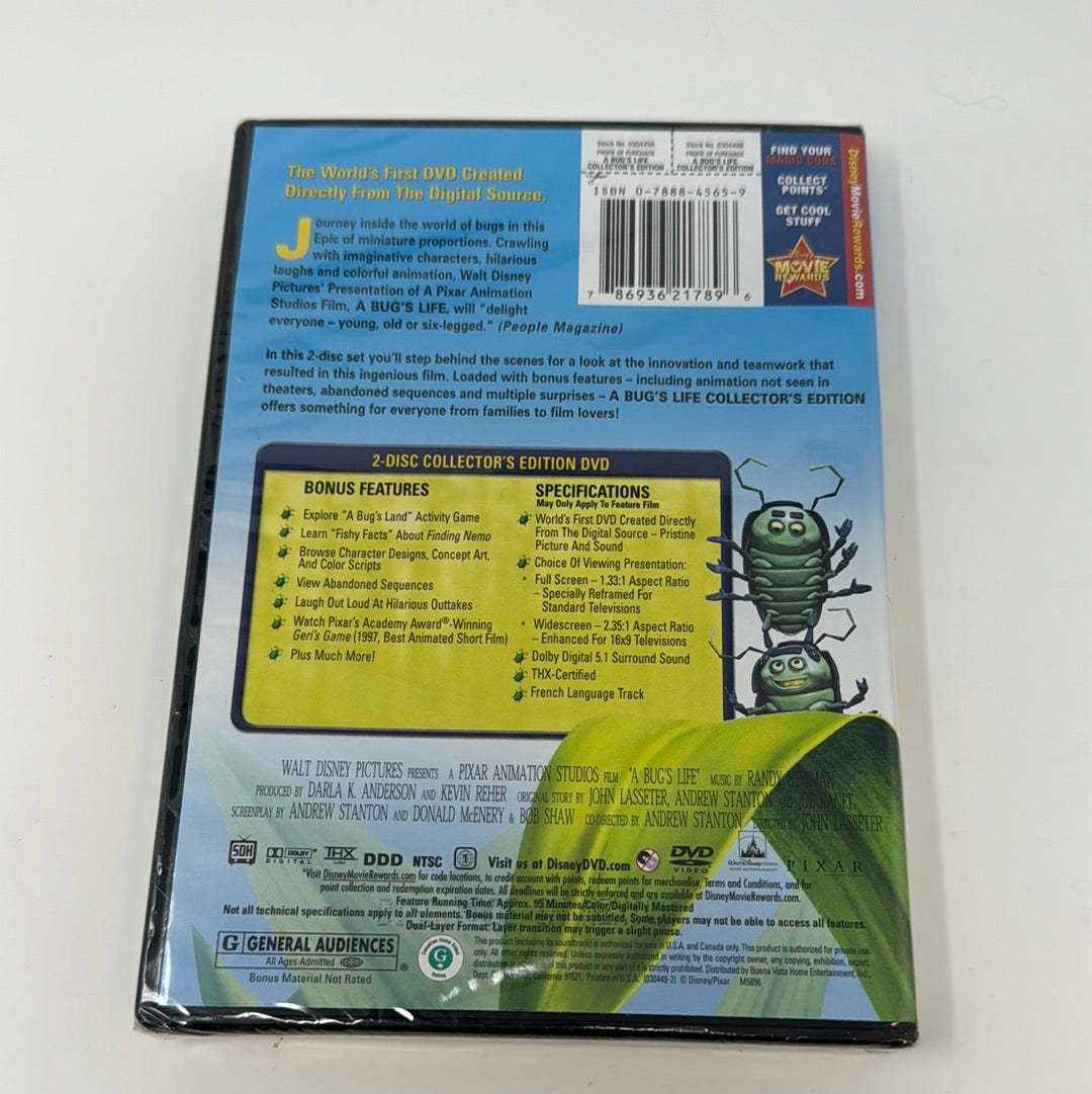 DVD 2-Disc Set Disney Pixar A Bug’s Life Collector’s Edition Brand New ...