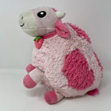 Squishable Strawberry Cow 9" Plush Stuffed Animal Toy Rattle Pink Udders HTF