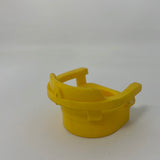 Vintage Fisher Price Little People 1973 Town Village Plastic Yellow Arm Chair