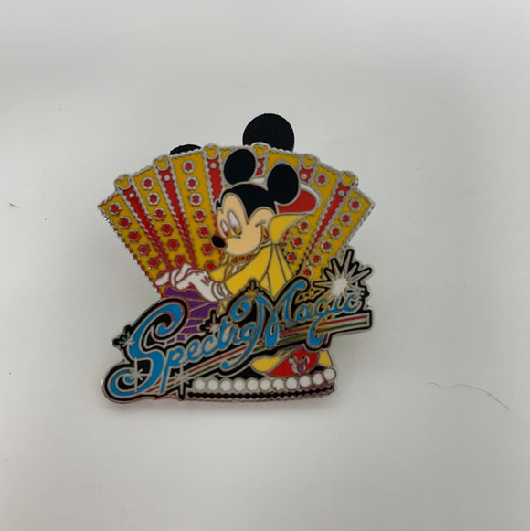 Disney Pin - Cast Lanyard Series SpectroMagic Silver tone Mickey Mouse Pin