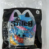 Surfer Stitch McDonalds Happy Meal Toy Number #1 Disney 2022 New NIP Sealed