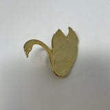 Gold Swan Enamel Pin