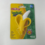 Nuby Nana Nubs Gum Massager Yellow Teething Soft Silicone Toothbrush Sore Gums